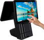 M9W Dual 15.6” Windows Countertop POS System with Receipt Printer