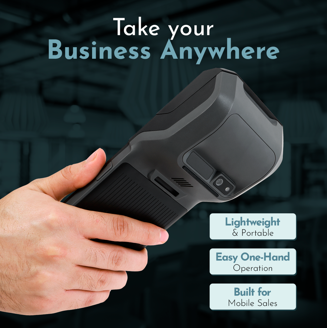 H10 Android POS Terminal with 58mm Receipt Printer