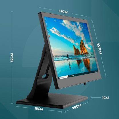 M8W Windows 10 POS System – 15.6” Touchscreen Terminal for Retail & Restaurant