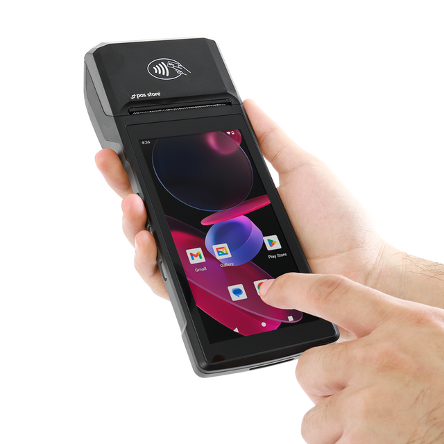 H10 Android POS Terminal with 58mm Receipt Printer