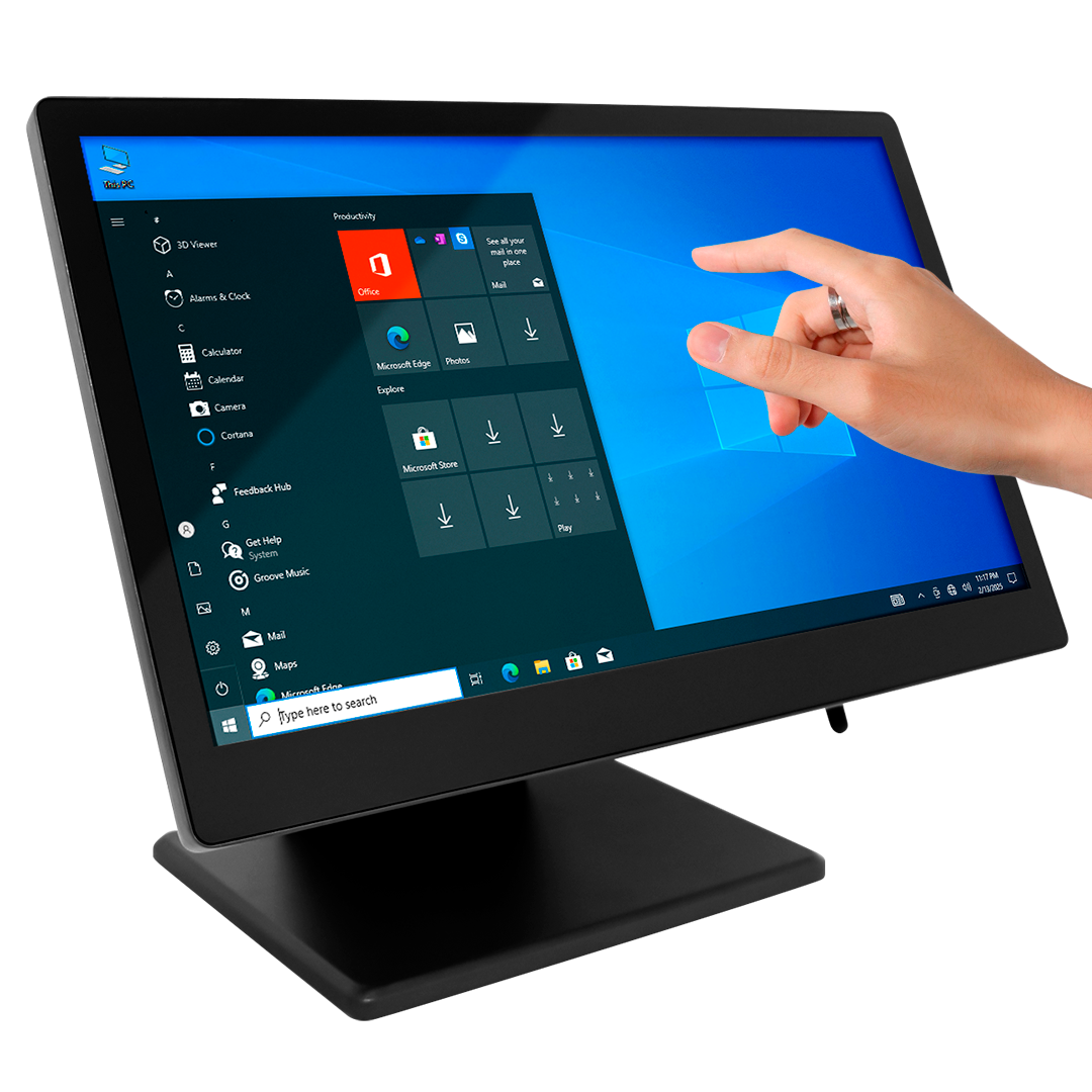 M8W Windows 10 POS System – 15.6” Touchscreen Terminal for Retail & Restaurant