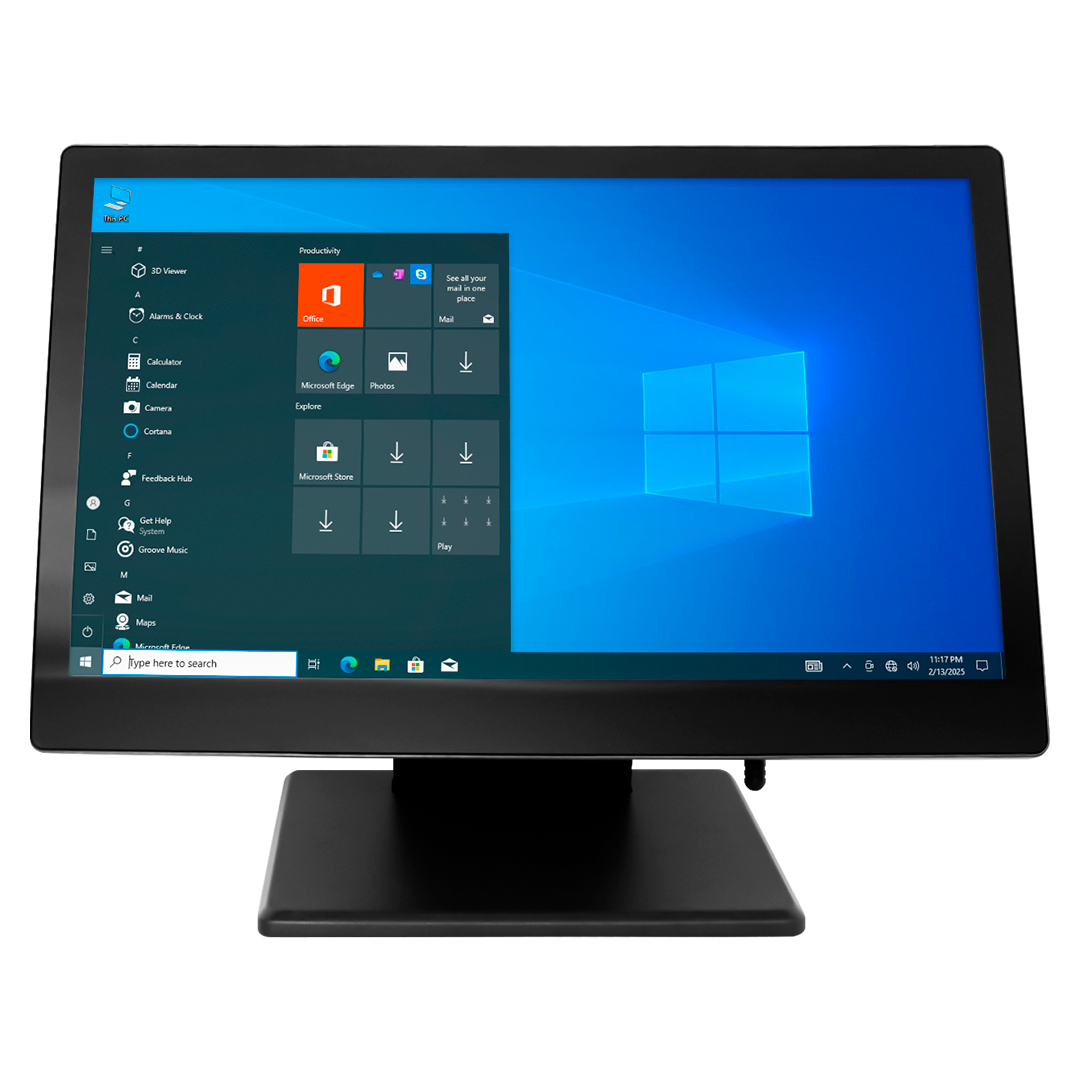 M8W Windows 10 POS System – 15.6” Touchscreen Terminal for Retail & Restaurant