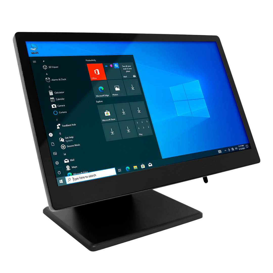 M8W Windows 10 POS System – 15.6” Touchscreen Terminal for Retail & Restaurant