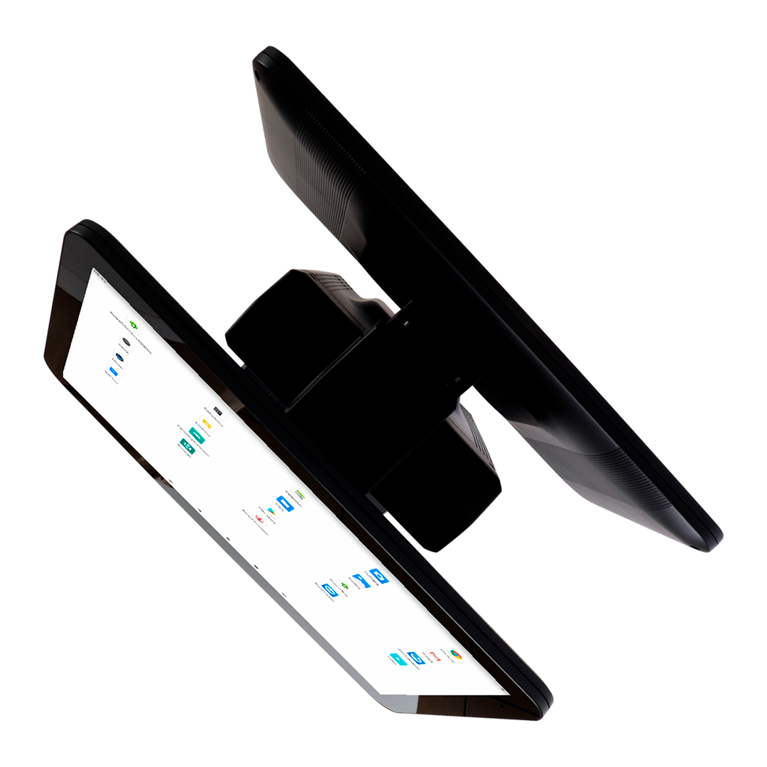 M9A Dual 15.6” Android Countertop POS System with Receipt Printer